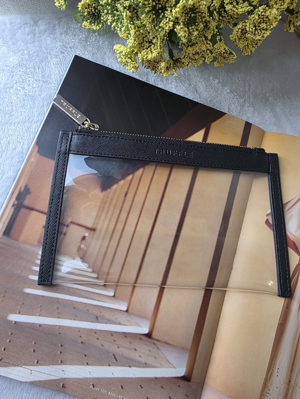 TRUFFLE Mini Clarity Clutch - Black - Picture 5 of 6